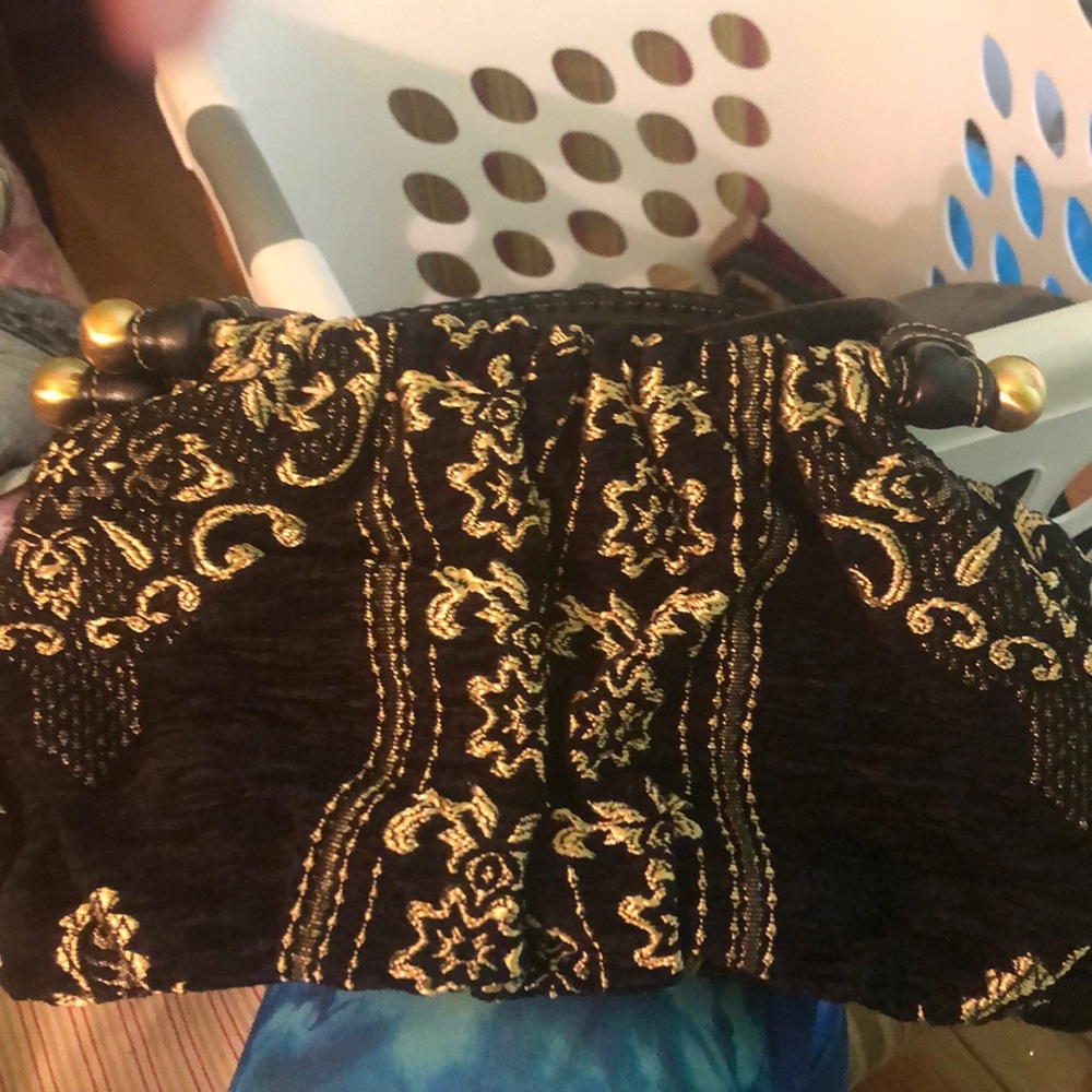 Black and Gold Handbag